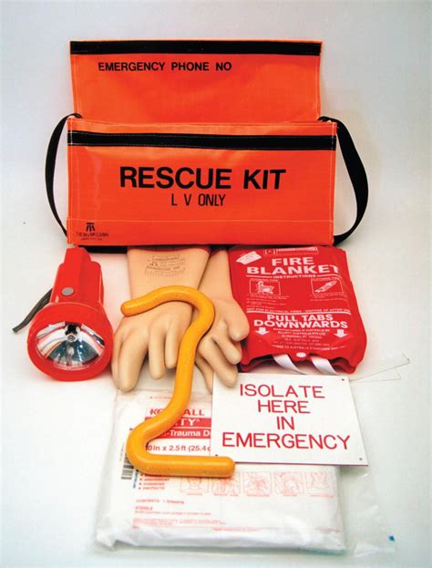 lv rescue kit contents|electrical emergency rescue kit.